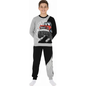 Erkek Çocuk Eşofman Takım Baskılı Şardonlu Kışlık