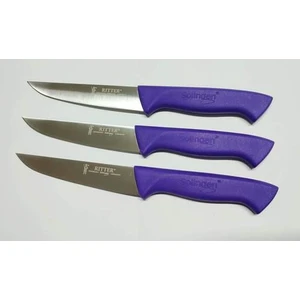 Günlük Kullanım Bıçağı 4 lü Set  13 cm MOR