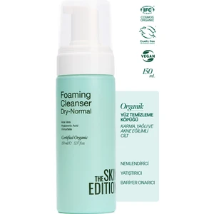 The Skin Edition Organik Yüz Temizleme Köpüğü Hassas, Kuru, Normal Cilt 150 ml