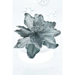 25X25 Yapay Çiçek Gümüş