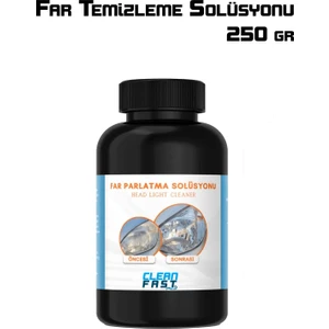Yeni Nesil Premium Buharlı Far Temizleme Sıvısı ve Parlatma Solüsyonu Kloroform Uyumlu 250 gr