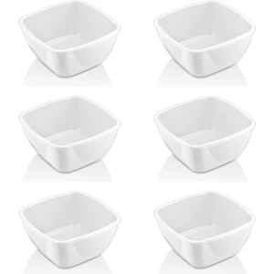 Kırılmaz Sosluk Seti 6’lı – Kahvaltılık, Reçellik, Meze ve Tatlı Servis Kabı | Isıya Dayanıklı Polikarbon Mini Kase | Ev ve Restoran Için