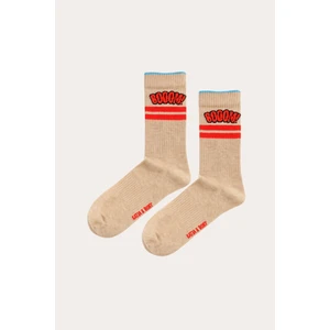 Katia & Bony Unisex Boom Desenli Soket Çorap Bej