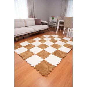 Peluş Kreş Halısı Anaokulu Puzzle Halı Japon Halı 50X50