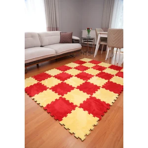 Peluş Kreş Halısı Anaokulu Puzzle Halı Japon Halı 50X50