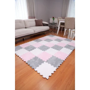 Peluş Kreş Halısı Anaokulu Puzzle Halı Japon Halı 50X50