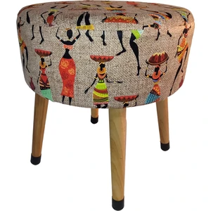 Usta Ağaç Puf Koltuk Tabure // Ua-Puf-003 Etna Ütopya // Ahşap Gürgen ayaklı