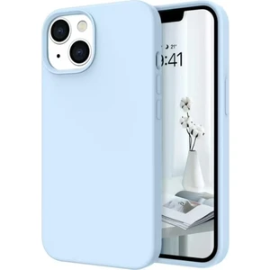 Apple iPhone 13 Mini Uyumlu Silikon Kılıf - Pastel Renk Tonu Esnek Tam Koruma Kapak - Mavi