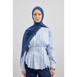 Organik Crash Şal Indigo