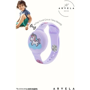 Airtag Yuvalı Bileklik Çocuklar Için - Su Geçirmez Tasarım, Ayarlanabilir