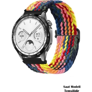 Nezih Case Huawei Watch Fit 2 Uyumlu Tokalı Örgü Kordon