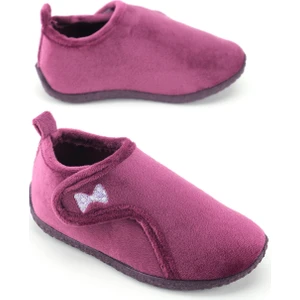 Kışlık Kız Çocuk Pvc Rahat Taban Cırt Cırtlı Ayarlanabilir Ev Okul Kreş Panduf Ayakkabı