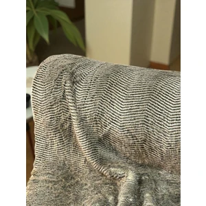 Plush Studio İstanbul Peluş Kumaş Çizgi Desen 50X150 cm – Ultra Lüks, Kalın ve Yumuşak Doku