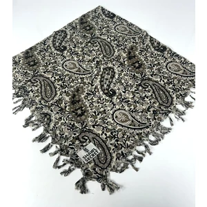 Shawl Secret Sökme Boncuklu Pamuk Yazma - 05868-04