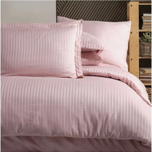 Happy Cotton %100 Pamuk Saten Nevresim Takımı Çift Kişilik Otel ve Ev Tipi 2 Yastık Kılıfı ve Çarşafı Lastiksiz