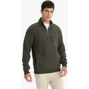 Yumuşak Tuşe Fermuarlı Sweatshirt E9629AX25AU