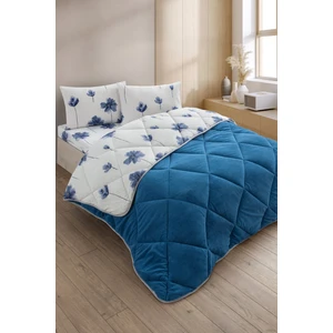 Nordelle Tek Kişilik Wellsoft Yorgan Uyku Seti Lastikli Çarşaf+Yastık Kılıflı Tek Kişilik Uyku Seti