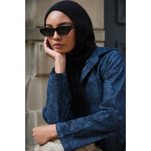 Knit Balaclava Bere Başlık Siyah