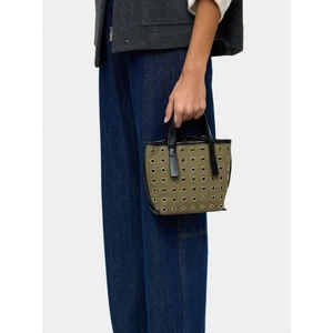 Zımba Detaylı Iç Cepli Tote Çanta