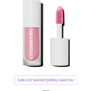 Cream Co. Allık Ruj Göz Farı Glow Tint Baby Pink Nemlendirici Makyaj | 508 Pastel Pembe Hyaluronik Asit Peptit