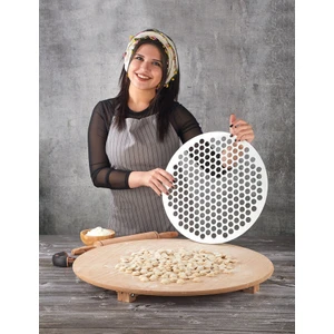 Berina Home Vip Ahmet Xl Yuvarlak Mantı Kalıbı – En Büyük Boy, Tek Seferde 199 Adet Mantı Açma Kalıbı, Pratik Hamur Kesme Aparatı