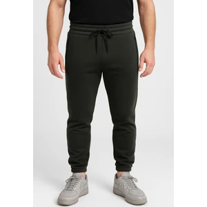 Erkek Haki Eşofman ALTI 3 İplik Şardonlu-P2118