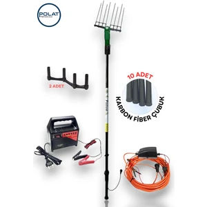POLIVE 7000 Zeytin Hasat Makinesi ve Pogod 6-12Volt Akü Şarj Cihazlı