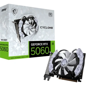 Msı VGA Geforce Rtx 5060 8g Cyclone Oc RTX5060 8gb Gddr7 128B DX12 Pcıe 5.0 X16 (3xdp 1xhdmı)