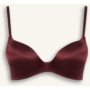 Saten Kaplı Yarım Dolgulu Balensiz Tişört Bra F7607AX25WN