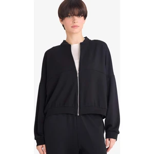 Kolej Yaka Basic Fermuarlı Bomber Hırka G3427AX25AU