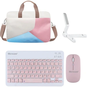 Samsung S11 Ultra 14.6 Inch Tablet Için Tablet Çanta + Bluetooth Klavye + Mouse + Tablet Standı Siyah- AL4233