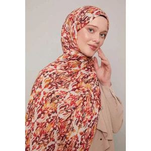 Levidor Turuncu Batik Desen Pamuk Şal