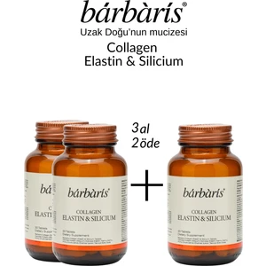 Collagen Elastın & Sılıcıum 30 Tablets-3 Paket