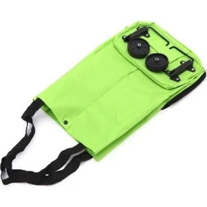 Katlanır Tekerlekli Iki Aşamalı Büyüyebilen Fermuarlı Pazar Arabası  Pazar Çantası Market Arabası