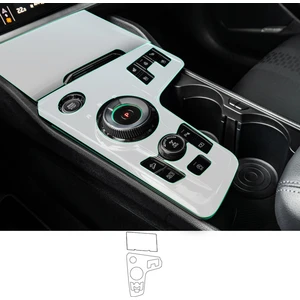 Kia Sportage Prestige Uyumlu Vites Etrafı Piano Black Tpu Koruyucu 2 Li Set 2022-2025