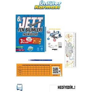 Ünlüler Karması Ünlüler 6.sınıf Jett Fen Bilimleri Fasikülleri (Güncel Baskı)...hediyeli