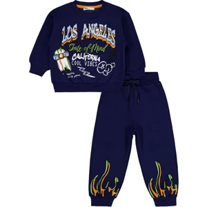 Civil Boys Los Angeles Alev Baskılı 2-5 Yaş Eşofman Takımı