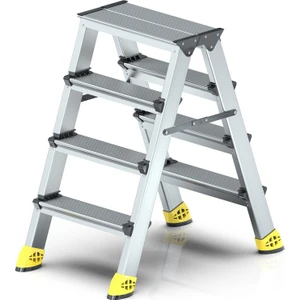 - Sky Gold Çift Taraflı Alüminyum Merdiven 4+4