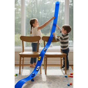 Flex Track Yarış Pisti Vantuzlu 4.5 Metre 1:64 Ölçek Tüm Arabalara Uyumlu