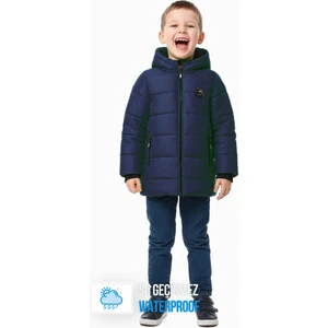 İçi Kürklü Su ve Rüzgar Geçirmez Erkek Çocuk Mont