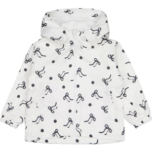 Civil Girls Polarlı Fiyonk Baskılı 2-5 Yaş Yağmurluk