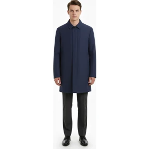 LACİVERT Comfort Fit Trençkot