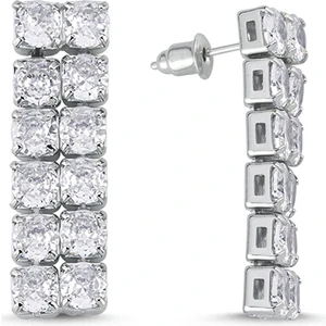 Merano Design 5mm Çift Sıra Küpe