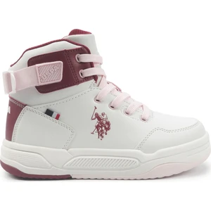 U.s. Polo Assn. Phıta Jr 5pr Beyaz Kız Çocuk High Sneaker