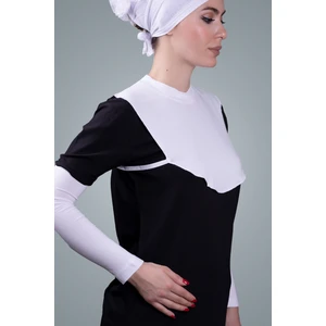 Hürrem Bone Krem Tesettür Boyunluk Viskon Kumaş Düz 1003_40