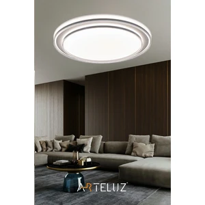 Lavinia Model Antrasit Detaylı Modern Plafonyer Avize (50 Cm, 3 Renk Işık, Kumandasız)