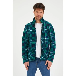Polo State Erkek Ekose Desenli Ceket  Yeşil