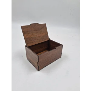 Ahşap Dekoratif Kutu 10 cm x 7 cm x 5 cm