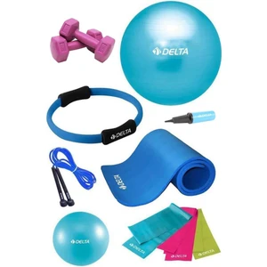 15 mm Minderli Pts Turkuaz Full Pilates Seti (55 cm 20 Cm)