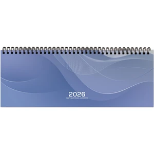 Keskin Color Keskin 2026-AJ-65 12*33,5 Spr.haftalık Masa Ajandası-Mavi